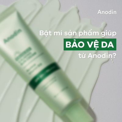 Kem chống nắng rau má kiềm dầu nâng tông cho da dầu, nhạy cảm Anodin Kava Kava Calming Suncream 50ml