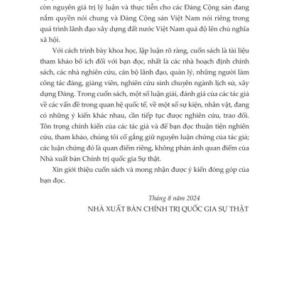 Tính trước nguy cơ - Suy ngẫm sau 20 năm Đảng Cộng sản Liên Xô mất đảng (bản in 2024)