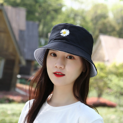 Mũ vành tròn, Mũ Bucket hoa cúc, Nón cụp vành thời trang phong cách cute xinh xắn MD07