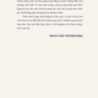 Trò Chơi Của Trẻ Em Ở Bắc Kỳ