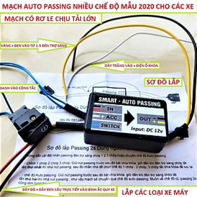 Mạch Đèn Trợ Sáng/Đèn Bi Cầu 2 Màu Auto 3S Đa Dạng Chế Độ và Học Lệnh Mẫu Mới Công Nghệ Tiên Tiến
