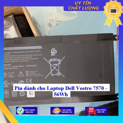 Pin dùng cho Laptop Dell Vostro 7570 - 56Wh - Hàng Nhập Khẩu New Seal