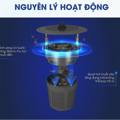Đèn bắt muỗi Rạng Đông DBM01 5W - Chính Hãng