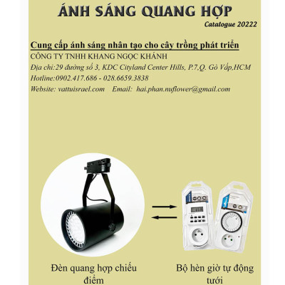 Đèn Trồng Cây Trong Nhà LED Grow 45W (trọn bộ) là Giải Pháp Hoàn Hảo Cho cây trồng trong nhà