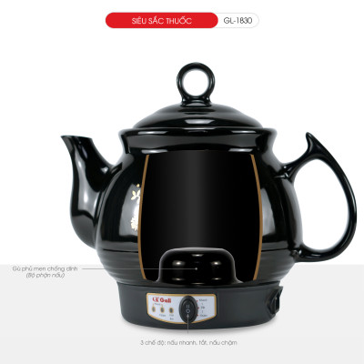 Siêu sắc thuốc đa năng Gali GL-1830 - 3.3L. Siêu nấu thuốc tự động. Hàng nhập khẩu chính hãng chất lượng cao.