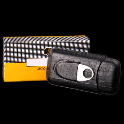 Ống Đựng Ba Điếu Xì Gà Chất Liệu Bằng Da BLP307B 