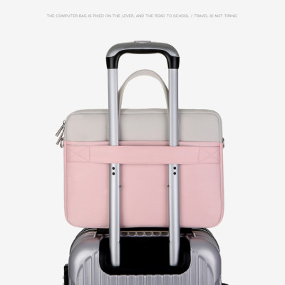 Túi chống sốc dành cho laptop macbook kèm gấu bông siêu cute đáng yêu