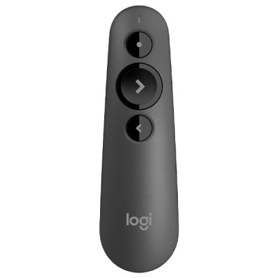 Bút trình chiếu Logitech R500S Bluetooth / Usb 2.4 GHz, con trỏ Laser 20m - Hàng Chính Hãng