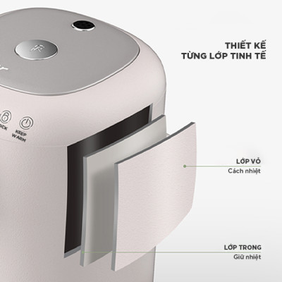 Bình Thủy Điện, Bình Giữ Nhiệt Thông Minh BEAR KE-B30V1 Khử Clo Dung Tích 3L Công Suất 1350 W - Hàng Chính Hãng