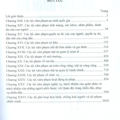 Bình Luận Khoa Học Bộ Luật Hình Sự Năm 2015 (Sửa Đổi, Bổ Sung Năm 2017) - Phần Các Tội Phạm (Tái bản có sửa chữa, bổ sung lần thứ ba) 
