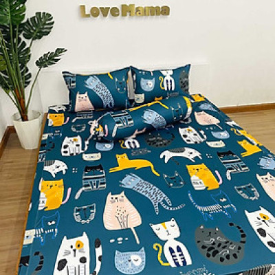 Ga chống thấm nệm 10phân, 20phân, 30phân LoveveMama vải Cotton mềm mại thoáng mát