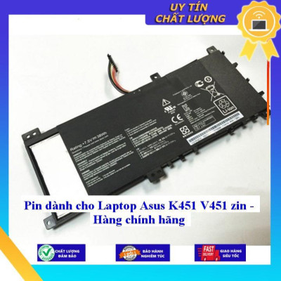 Pin dùng cho Laptop Asus K451 V451 - Hàng Nhập Khẩu New Seal