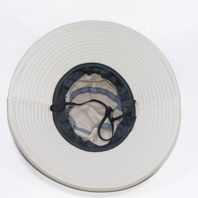 Mũ tai bèo mùa hè xanh tình nguyện, vành rộng 26cm chống nắng tốt, vải kaki thoáng mát