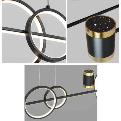 Đèn thả GOSPE cao cấp trang trí nội thất hiện đại, hiệu ứng độc đáo, sang trọng.