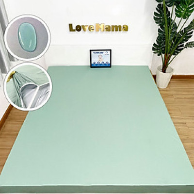 Ga chống thấm họa tiết xanh Mint LoveMama 1 màu chính hãng loại 1