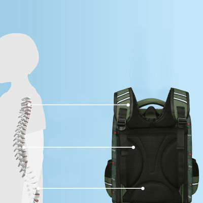 Ba lô học sinh tiểu học, ba lô học sinh vỏ cứng PC phong cách mới  - BEE GEE HS1306