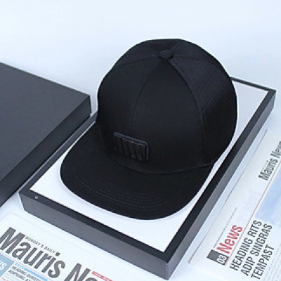 Nón hiphop, mũ snapback logo vuông phối vải kaki form chuẩn thời trang đường phố siêu đẹp