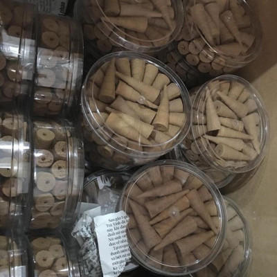 Hộp nhang nụ trầm hương sạch và thơm 100% từ tự nhiên xông nhà, cửa hàng, cơ quan