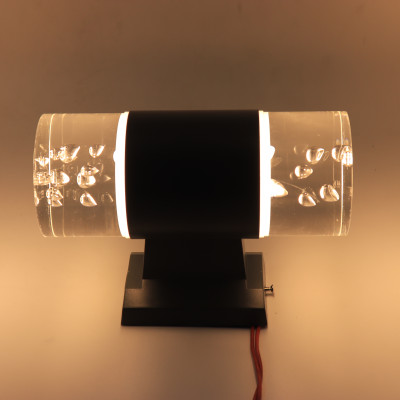 Đèn trang trí gắn tường giọt nước pha lê 2 đầu 6w