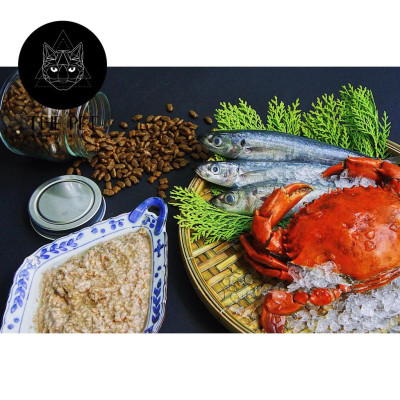 1Kg Thức Ăn Chó Mèo Dạng Pate Vị Cua Cá THEPETVN (Mixed ocean fish and blue crab)