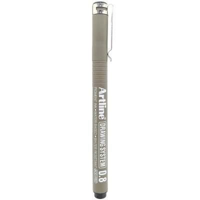 Bút Vẽ Kỹ Thuật 0.8 mm - Artline EK-238-BK - Màu Đen