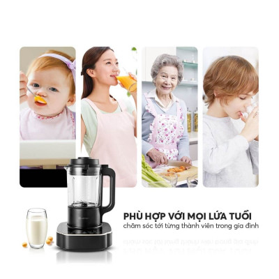 Máy làm sữa hạt Elmich CBE 3904 OL, công suất 800W, 7 chế độ nấu được thiết lập sẵn, lưỡi dao 3 tầng 8 cánh giúp xay nhuyễn - Hàng chính hãng