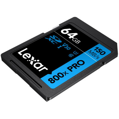 Thẻ nhớ 32GB/ 64GB SDHC/ SDXC Lexar 800X PRO UHS-I BLUE Series, tốc độ đọc lên đến 150Mb/s - HÀNG CHÍNH HÃNG