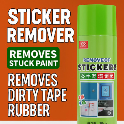 Chai vệ sinh 260ml sơn bám, băng keo trang trí nhà cửa, sticker trẻ con dán bừa bãi cho Gia đình