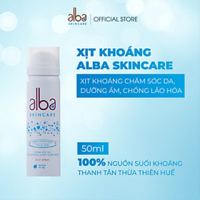 Xịt Khoáng ALBA SKINCARE Chống Lão Hóa Và Dưỡng Ẩm Cho Da 50ML