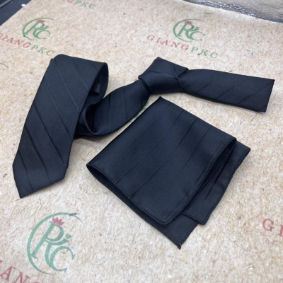 Cà vạt nam đen 6cm - 8cm mẫu đẹp bán chạy thứ 2 năm 2022 Giangpkc