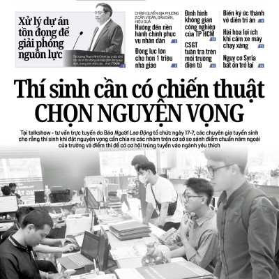 Nhật báo Người Lao Động từ ngày 14-07-2025 đến 20-07-2025