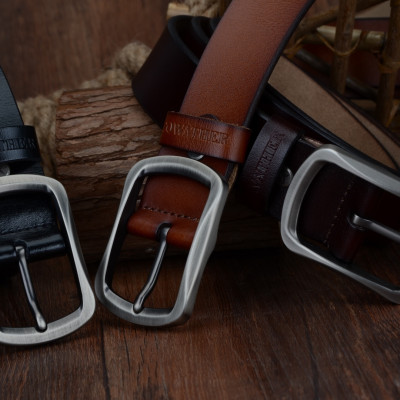 Thắt Lưng Da Bò Chính hãng COWATHER XY002 Đen