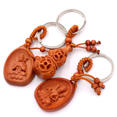 Combo 3 móc khóa Phật Đại Thế Chí - Hư Không Tạng - Hồ Lô - bình an, may mắn