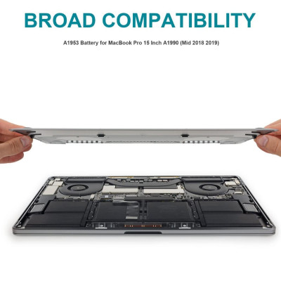 Pin Tương Thích Cho Macbook Pro Retina 15 Inch A1990 2018 – 2019 TEEEMO PC Hàng Nhập Khẩu New Seal