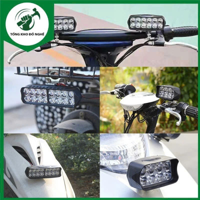 Đèn Trợ Sáng Xe Máy 16 TIM – Độ Xe, Trang Trí, Chống Tối Hiệu Quả Khi Đi Đêm