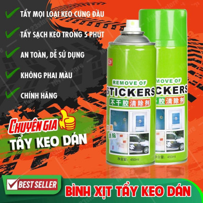 Chai vệ sinh 260ml sơn bám, băng keo trang trí nhà cửa, sticker trẻ con dán bừa bãi cho Gia đình