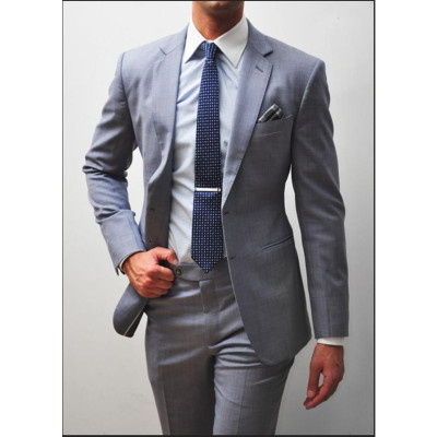 Cà Vạt Nam Bản Trung 7cm màu tím kẻ chéo - Cavat Hàn Quốc Cao Cấp Full box