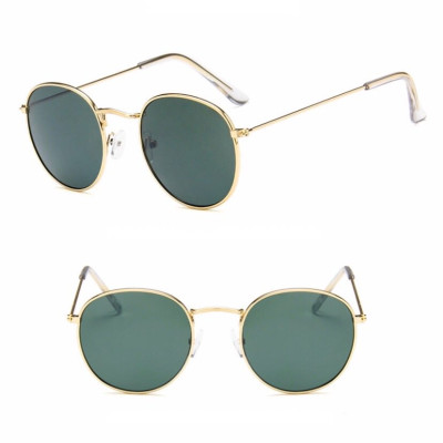 Kính xinh, Kính râm Mắt tròn thủy tinh cao cấp phong cách retro sành điệu + tặng tuavit Kính Xinh mini