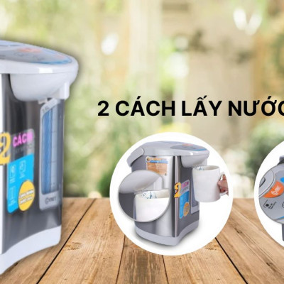 Bình thủy điện Comet CM3226 – Dung tích 3.6L, công suất 730W, ruột inox 304, giữ ấm tự động – Hàng Chính hãng, bảo hành 12 tháng