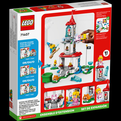 LEGO - SUPERMARIO - 71407- Bộ đồ Cat Peach và Bộ mở rộng Tháp Frozen
