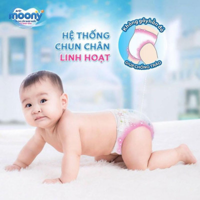 Tã Quần Cao Cấp Moony Nhật Bản Bé Gái XL38 (38 Miếng)