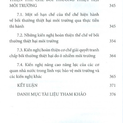 Pháp Luật Về Bồi Thường Thiệt Hại Môi Trường Ở Việt Nam - Lý Luận Và Thực Tiễn