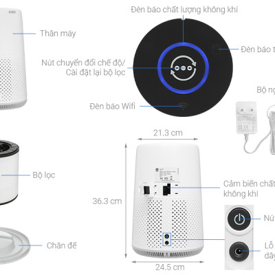 Máy Lọc Không Khí Philips AC0850/20 AC1715/20 – Hàng Chính Hãng