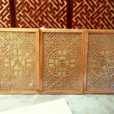 Combo bộ bàn thờ chung cư +ám khói +chữ phúc ..bằng gỗ sồi