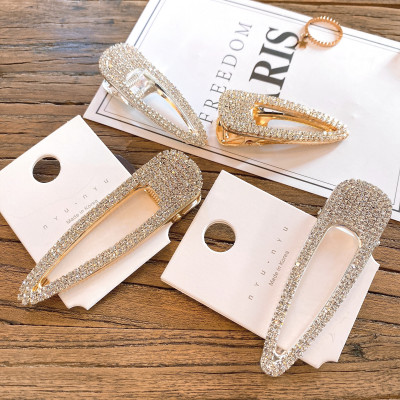 Kẹp tóc mỏ vịt đính đá - kẹp tóc 1 bên kiểu dáng Hàn quốc