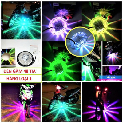 Đèn Gầm Xe 48 Tia LED Đổi Màu Tự Động – Lắp Xe Máy Ô Tô, Bản Cao Cấp, Hiệu Ứng Đẹp Mắt