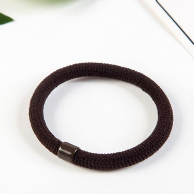 Set 10 dây cột tóc trơn đơn giản nhiều màu ngẫu nhiên COT96