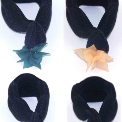 Dụng cụ búi tóc nữ to MS04 đính lá phong (Giao màu ngẫu nhiên)