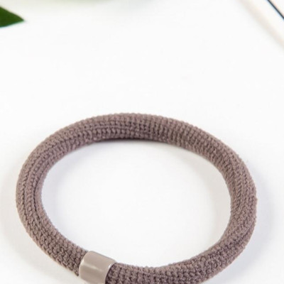 Set 10 dây cột tóc trơn đơn giản nhiều màu ngẫu nhiên COT96