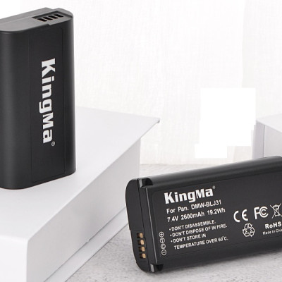 Bộ 1 pin 1 sạc Kingma cho Panasonic DMW-BLJ31, Hàng chính hãng